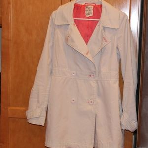 Tulle M Double Breasted Trench Coat